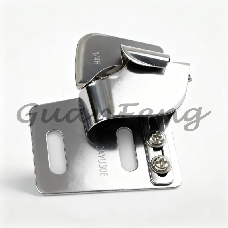 For DAYU306 Double Needle Lap Seam Folder | Flat-Fell Buried Seam Cylinder for T-Shirt Sewing