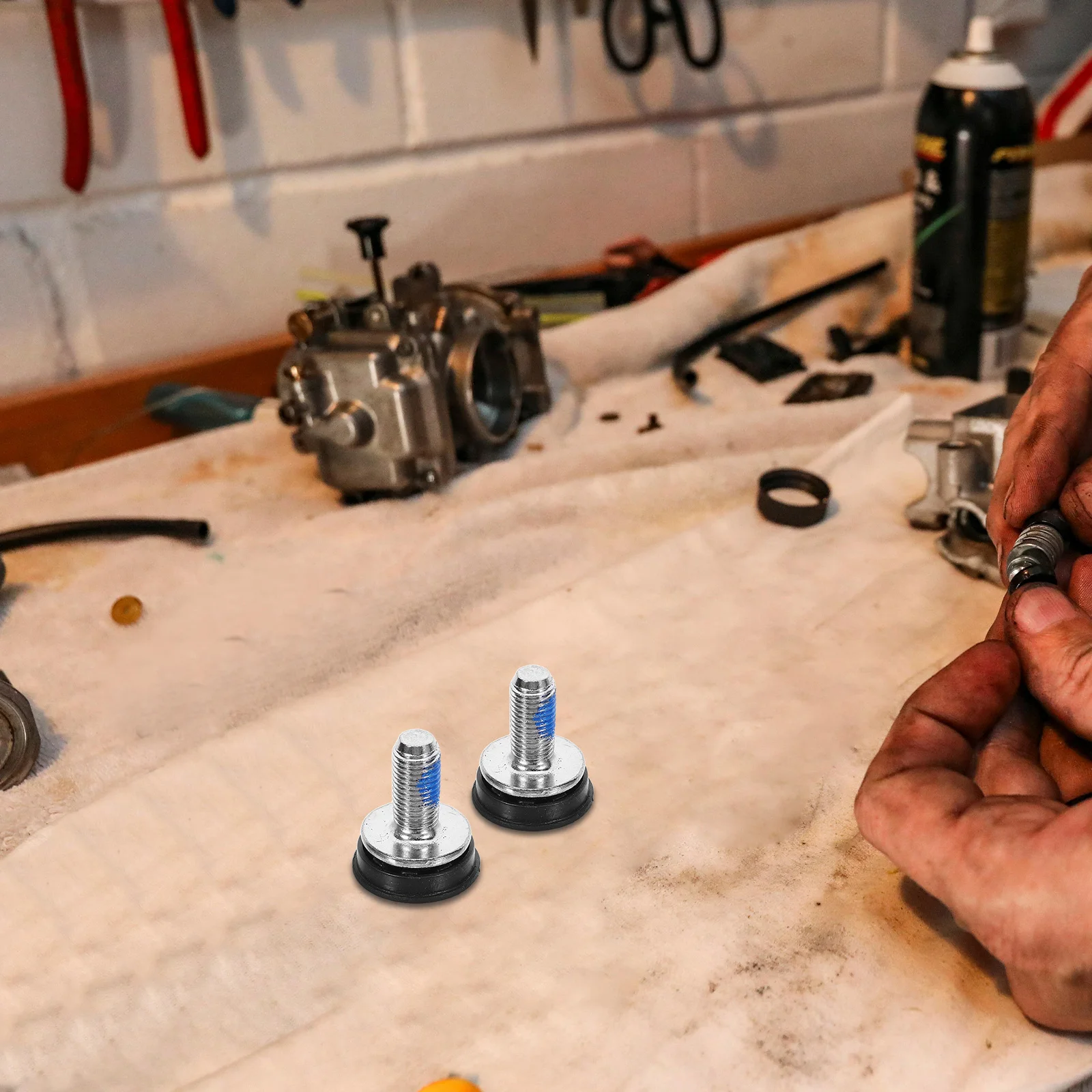 

10Pcs Bicycle Crank Arm Screws Steel Waterproof Fixing Bolts for Mountain Bike Road Crankset Replacement Bottom Bracket