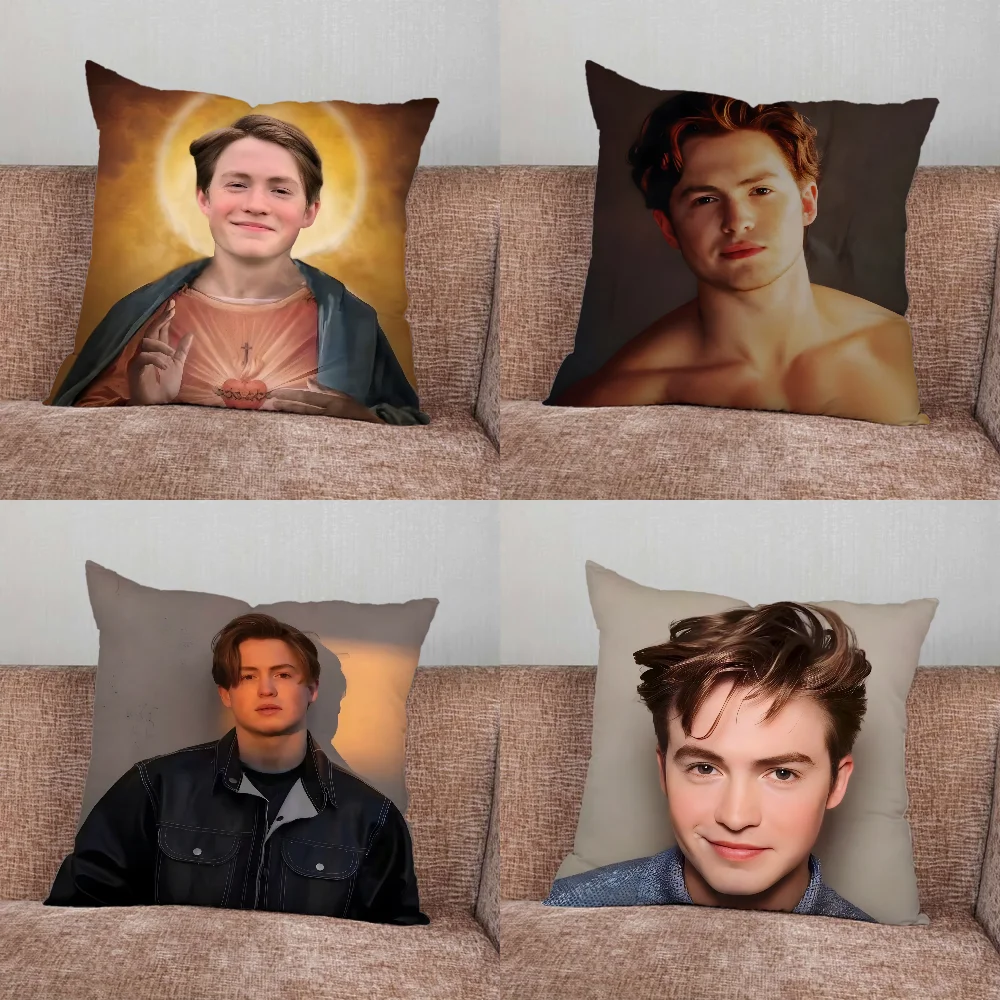 Actor Kit C-Connor Pillow Case For Home Bedroom Car Office Decoration Living Room Sofa Cushion Cover Suitable