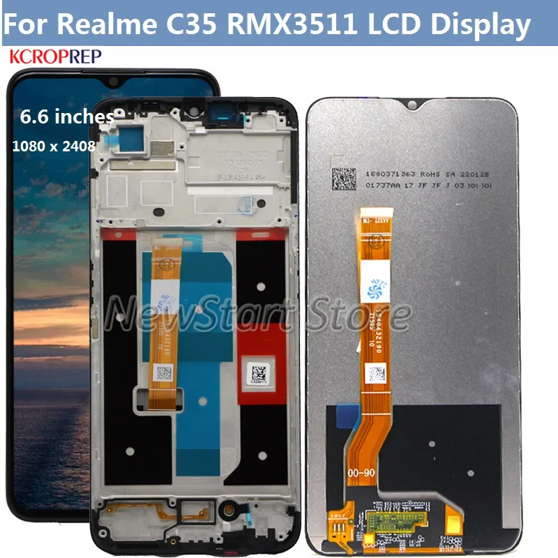 استبدال شاشة لمس LCD بحجم 6.6 بوصة لجهاز Realme C35: تقييم شامل ونصائح عملية