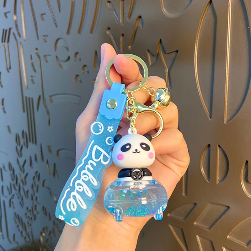 miniso  Small car keychains, car bag pendants, exquisite and high-end small gifts, key chain ornaments