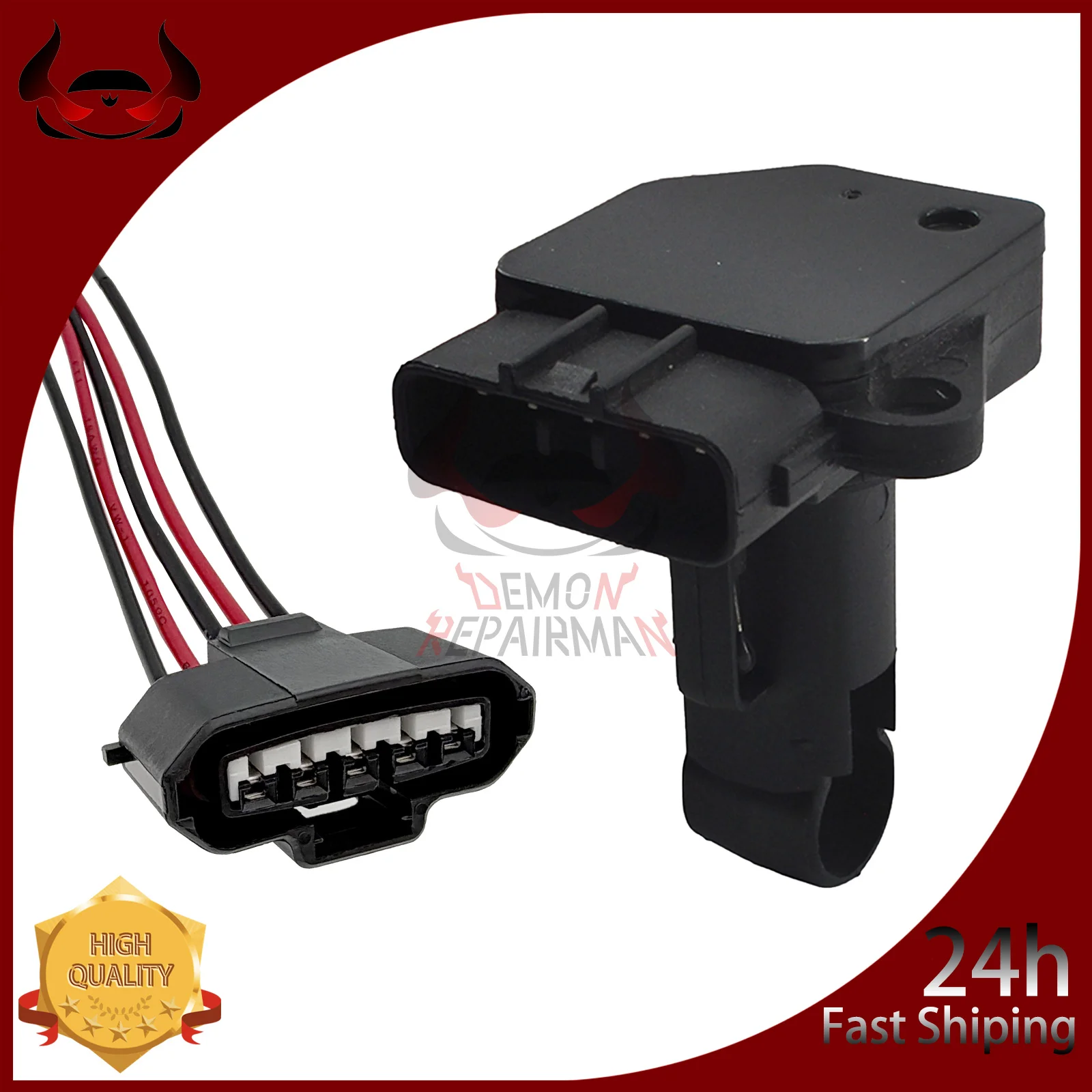 Mass Air Flow Meter Sensor 22204-22010 Compatible With Scion xA xB Toyota Echo 1.5L Matrix 1.8L Lexus GS300 3.0L GS430 4.3L
