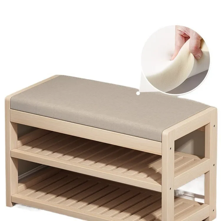 

Solid wood coat rack, floor, simple, home door, multi layer, indoor seating