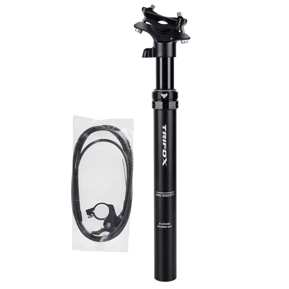 

TRIFOX MTB Seatpost Bicycle Dropper Air Seat Post Telescopic Seatpost 31.6mm Mountain Bike Seat Tube Upper/Center/Bottom Routing