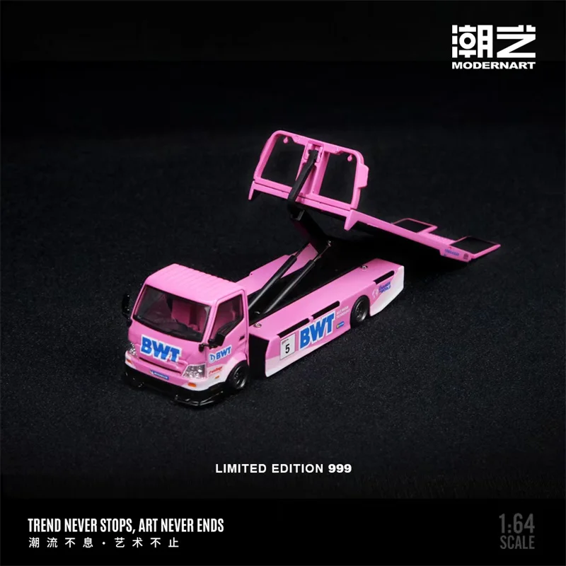 

ModernArt 1:64 H300 Flatbed transport trailer BTW Diecast Collector's Vehicle Model Car