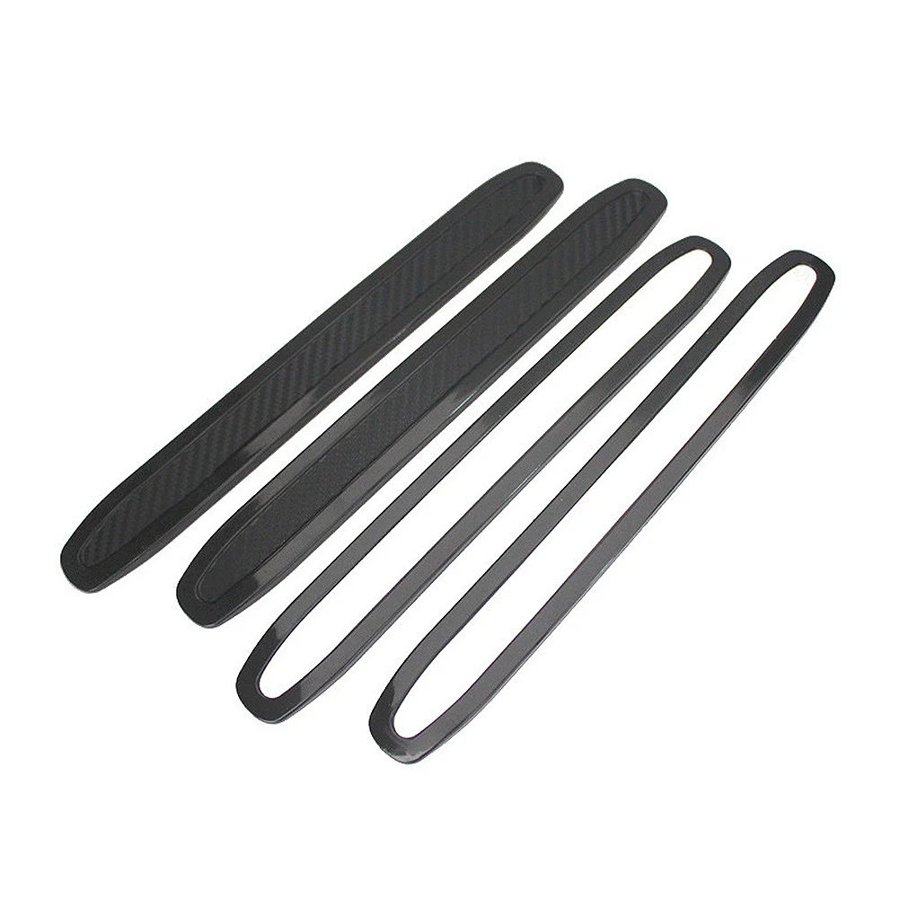 

Flexible Car Bumper Protector Trim Scratch Resistant Carbon Fiber Sticker Durable Soft Strong Easy Install