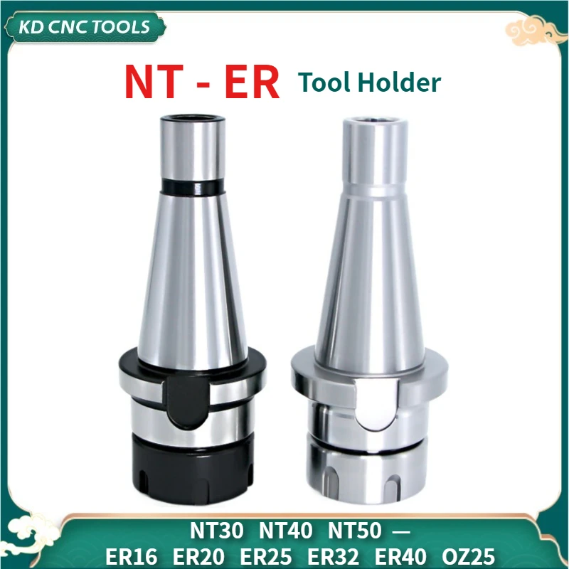 NT30 NT40 NT50 R8-ER16 ER20 ER25 ER32 ER40 OZ25 Tool Holder NT-ER / NT-OZ25 / R8-OZ25 tool bracket For Turret Milling Machine