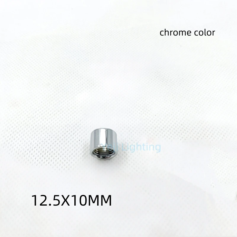 M10 Internal Tooth Connecting Tube Lamp Thread Tube Metal Thread Tube M10 Inner Thread Rod Iron Hollow Tube M10 Adapter Tube