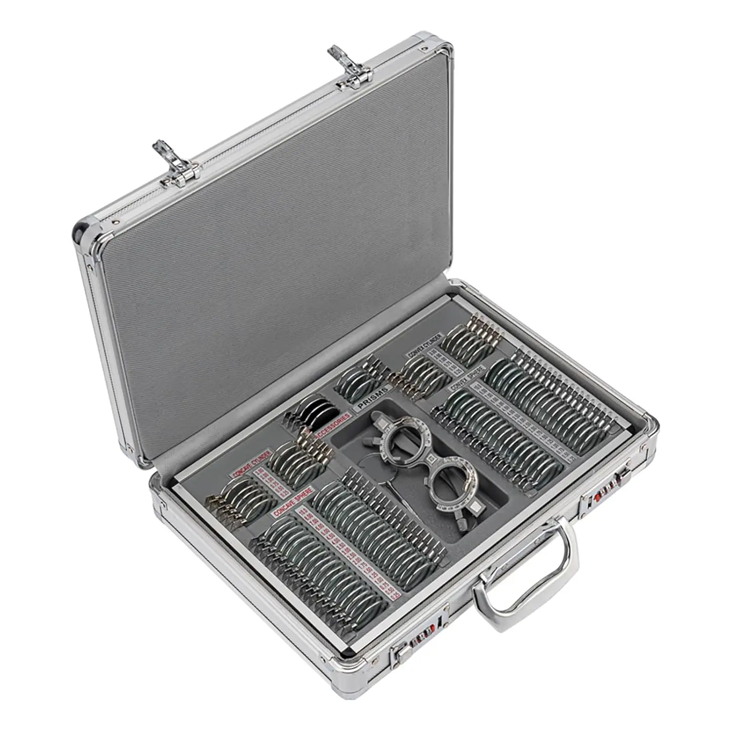 104 Lens Set Optometry Equipment Optical Trial Lens Set Case Free Trial Frame JS-104