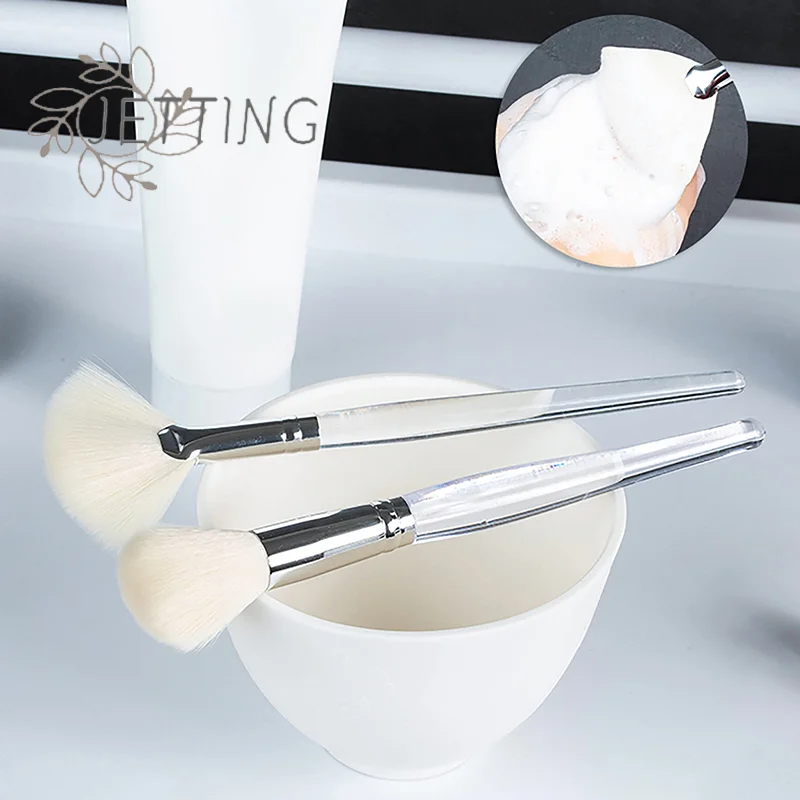 

Горячая щетка для очищения лица, мягкие волосы, массажная щетка для мытья лица, щетка для маски, портативный инструмент для ухода за кожей