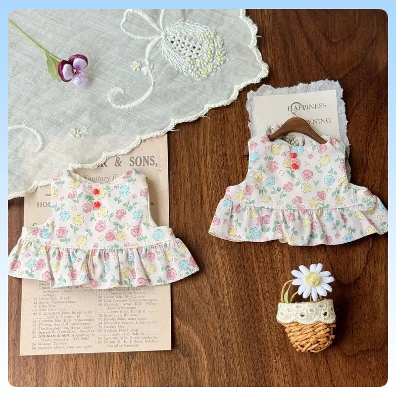 

Suitable For Zsiga Doll Floral Print Dress 1/6 Scale Articulated Doll Clothing BJD Costume Series Summer Dress Set Accessories