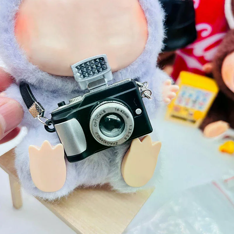 อุปกรณ์ตกแต่งบ้านตุ๊กตา 1 ชิ้น สำหรับตุ๊กตา บ้านตุ๊กตา กล้องดิจิตอล SLR ขนาดจิ๋ว