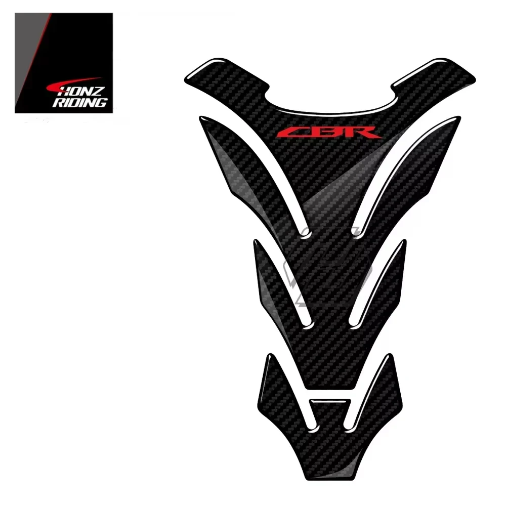 3D Carbon Look Motorrad Tank Pad Schutz Aufkleber für Honda CBR 600 900 1000 Tankpad Motorrad Aufkleber