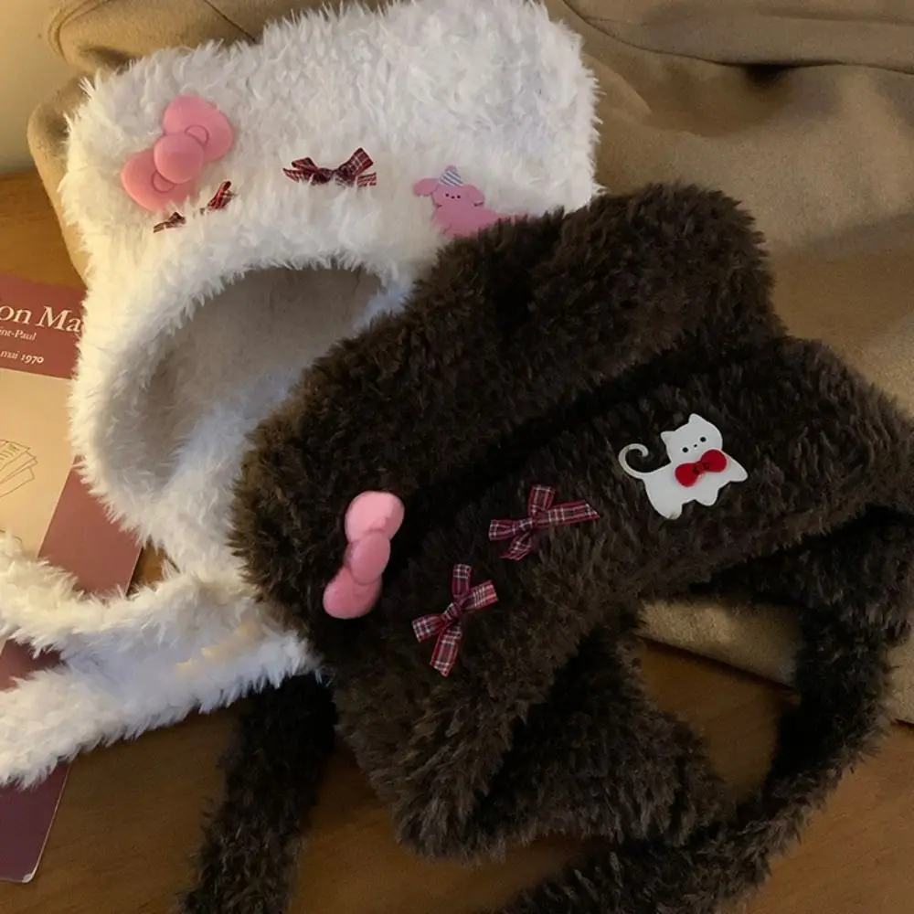 Gorro de felpa de oso a la moda, gorro grueso a prueba de viento, gorros suaves para exteriores