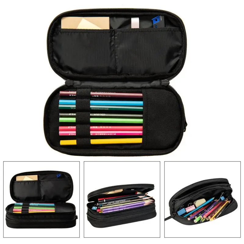 Vlinder Bloemen Grote Capaciteit Etui Briefpapier Schoolbenodigdheden Zakje Kantoor Bureau Opbergtas Studenten Kinderen Pen Case Box