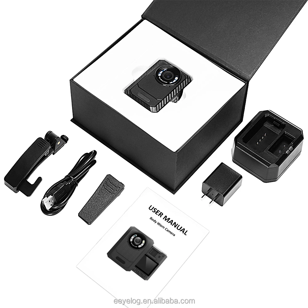 暗視機能付きボディカメラ 防水IP68 4G/WIFI セキュリティカメラ CMOSセンサー H.264 2*SDメモリカード対応 広角