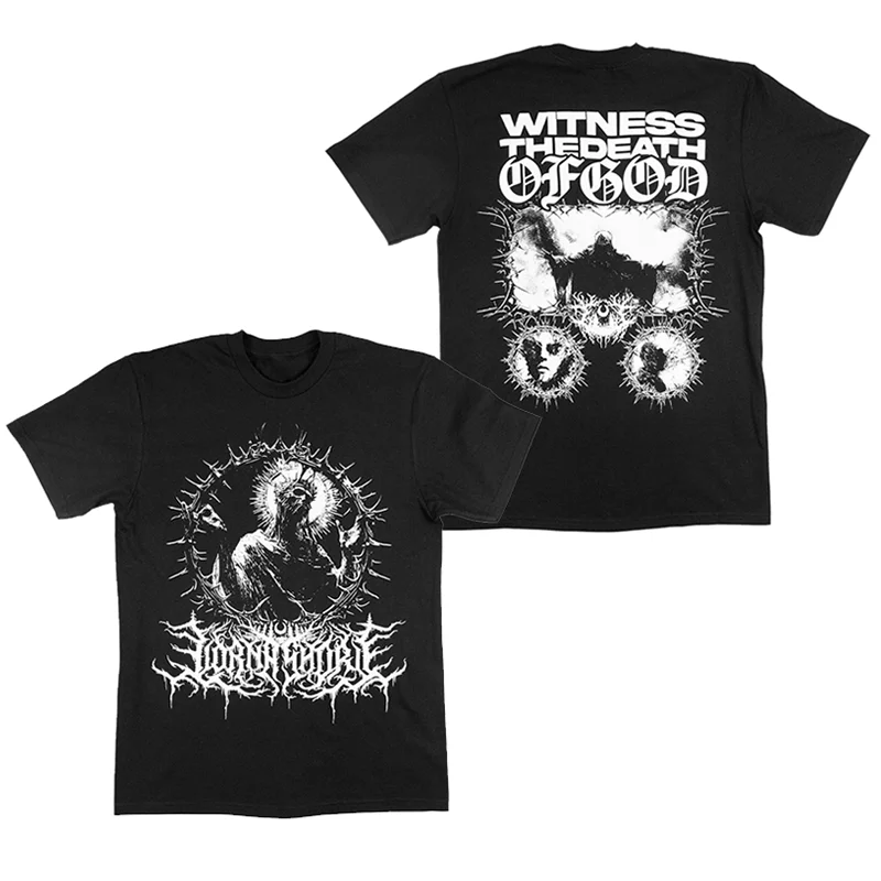 Classic LORNA SHORE Rona Coast Band Gothic Metal Core Dark Rock T-Shirt 100% Cotton Graphic Tee Men Women Summer Streetwear Top