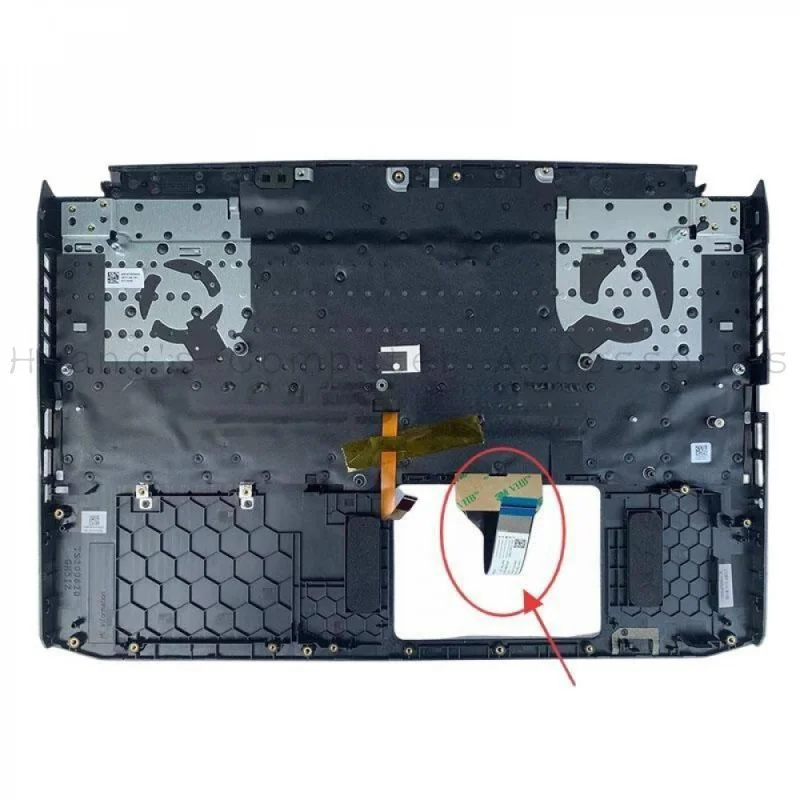 SS+Used Palmrest With Keyboard For Acer Nitro5 AN515-44 AN515-55 AN515-56 AN515-57 (Narrow Cable) Laptop Replacement Part