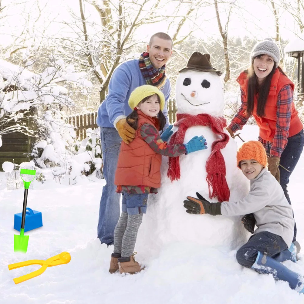 2 pezzi modello di mattoni giocattolo di neve invernale stampo per sabbia giocattoli per bambini castello fondotinta fai da te che gioca con