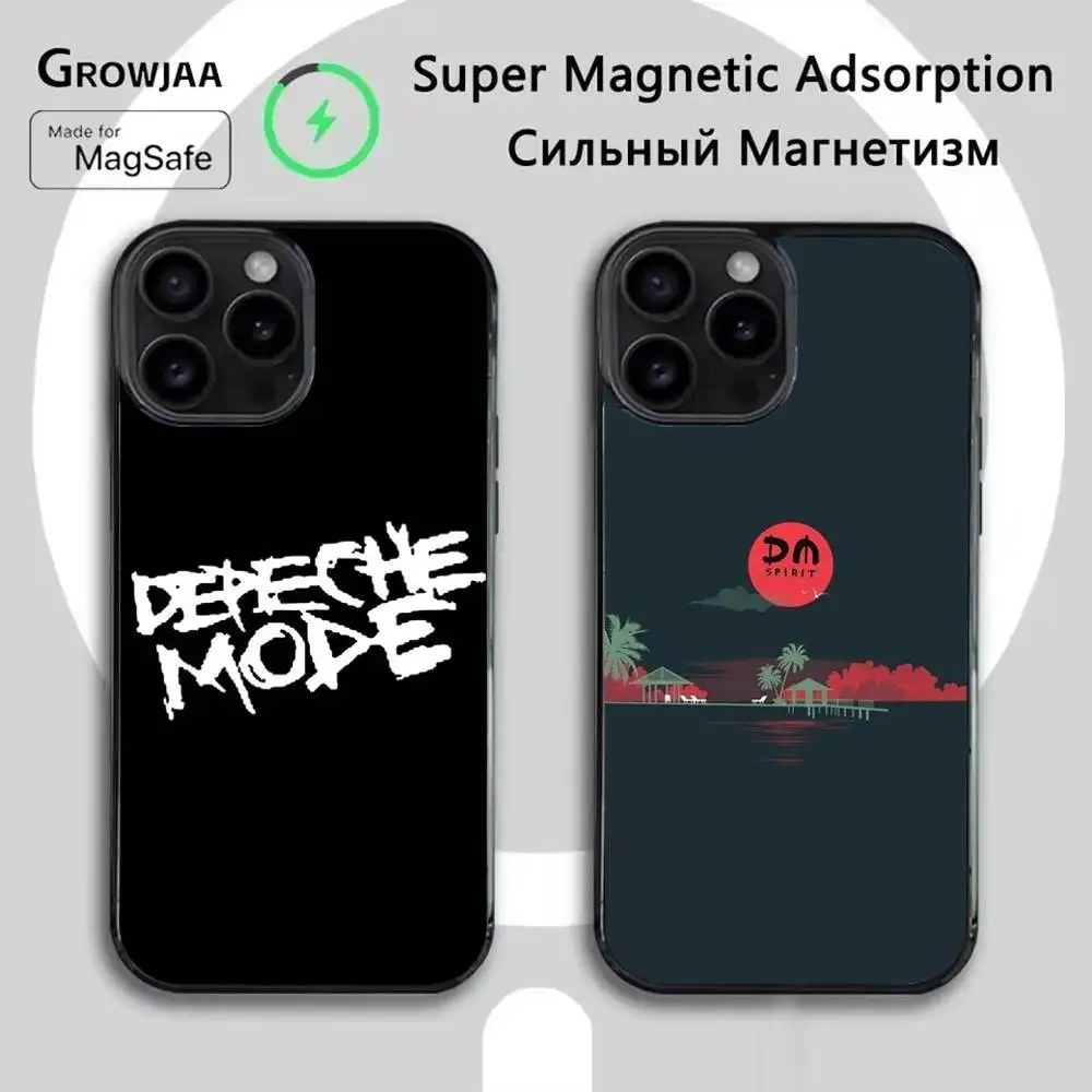 

D-Depeches M-Modes Phone Case For iPhone 16e,16,15,14,13,12,11,Plus,Pro,Max,Mini Magsafe Magnetic Wireless Charging