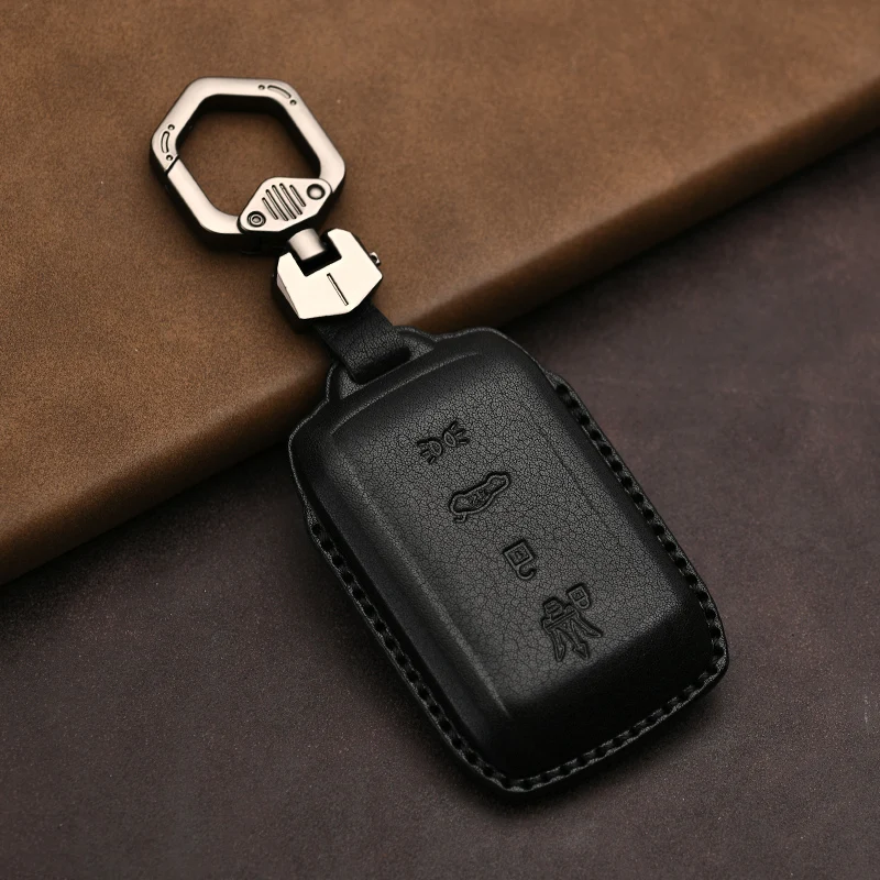 Genuine Leather Protector for Maserati Key Cover Grayjia Ceo Gebo Rapid Car Key Case Cover Fob