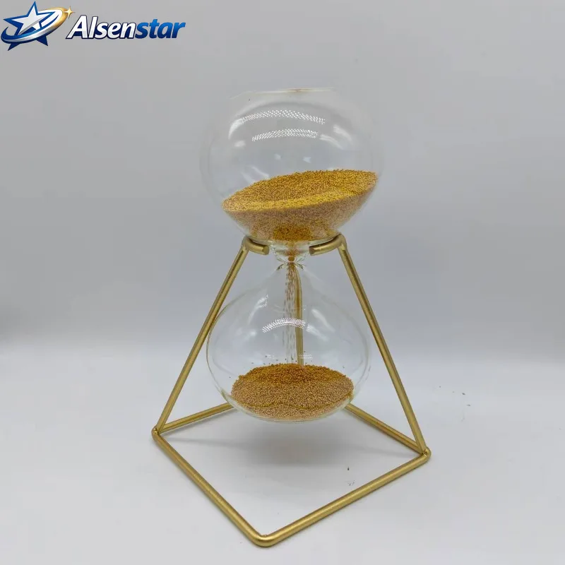 1pc European and American Creative Hourglass Decoration, Modern Simple Home Decoration Desktop Ornament Non timed Glass Craft