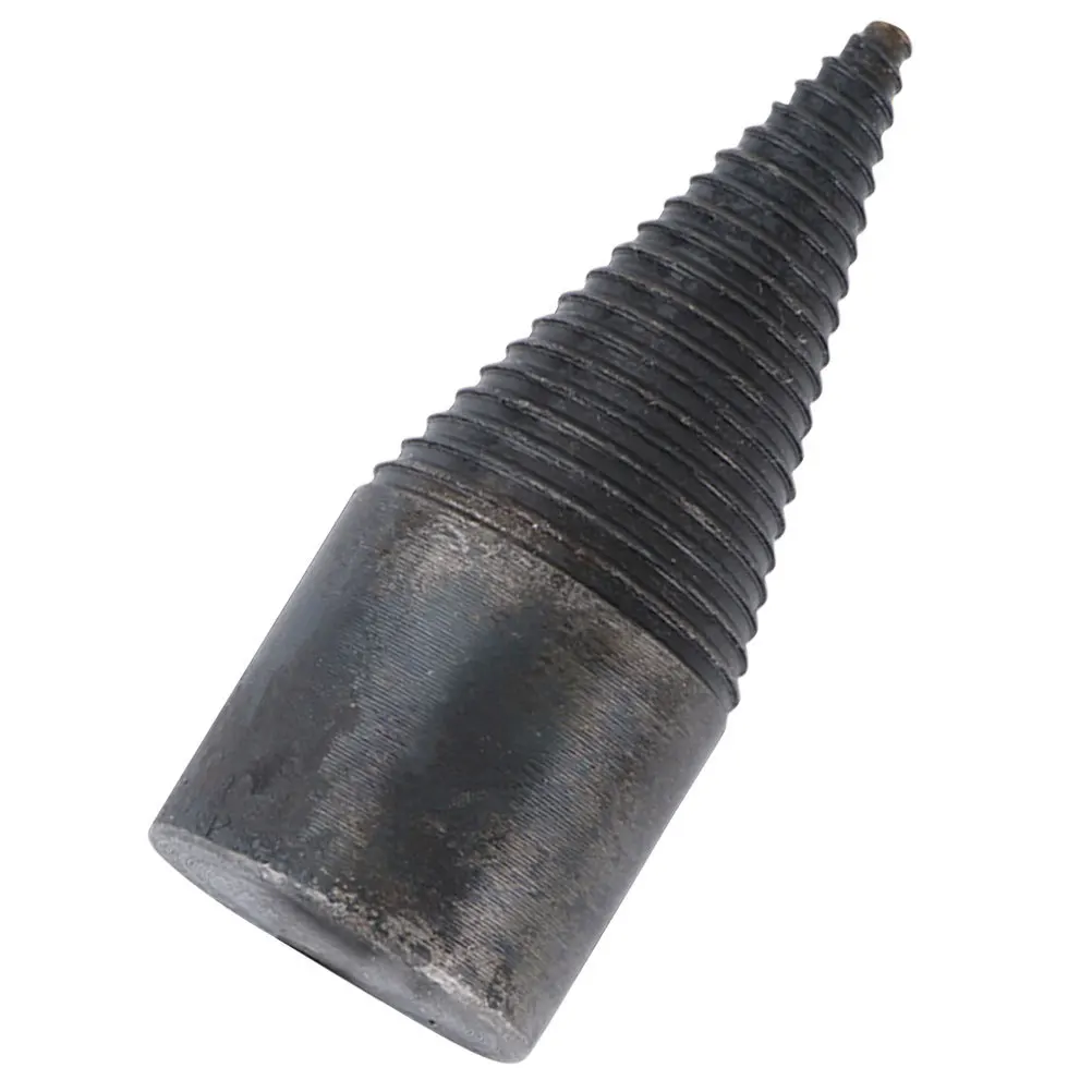 

Firewood Drill Bit Wood Splitter 42mm High Carbon Steel Durable Log Splitter Tool Efficient Wood Splitting Drill Bit Cone