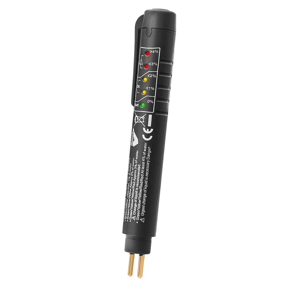 Brake Fluid Liquid Tester Pen Auto 5 LED Car Vehicle Testing Tool DOT 3, DOT4 Brake Fluid Analyzer image 4