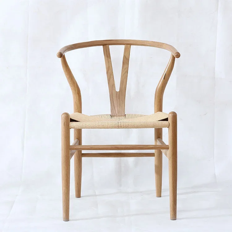 Silla Designer Style Nordic Y Dining Chair Ash Solid Wooden Chair Restaurant or Home Dinning Room Chairs