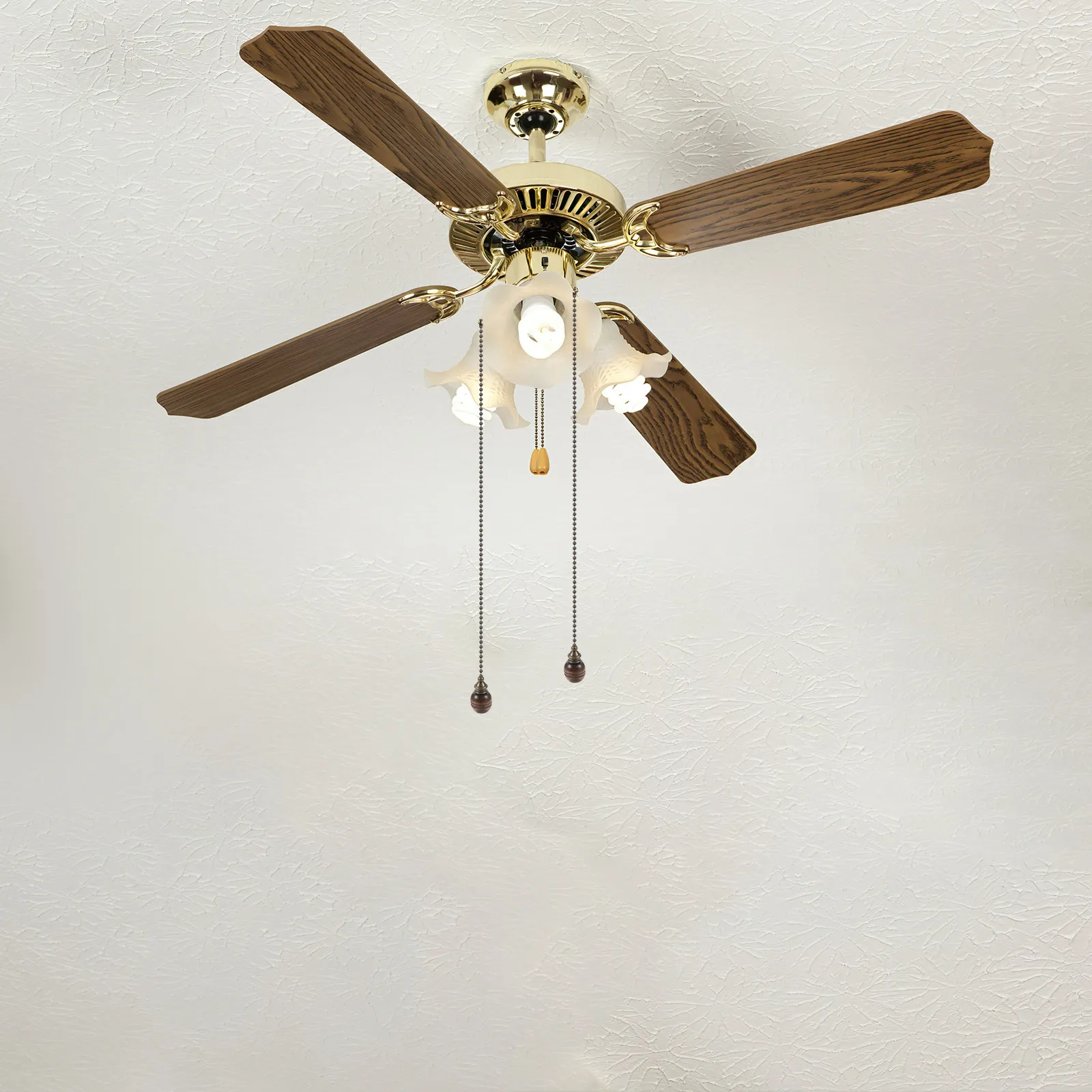 Wood Ball Pull Chain Ceiling Fan Decorative Zipper Pendant for Light Fan Ventilation Cord Easy Replace Light Pull Chain