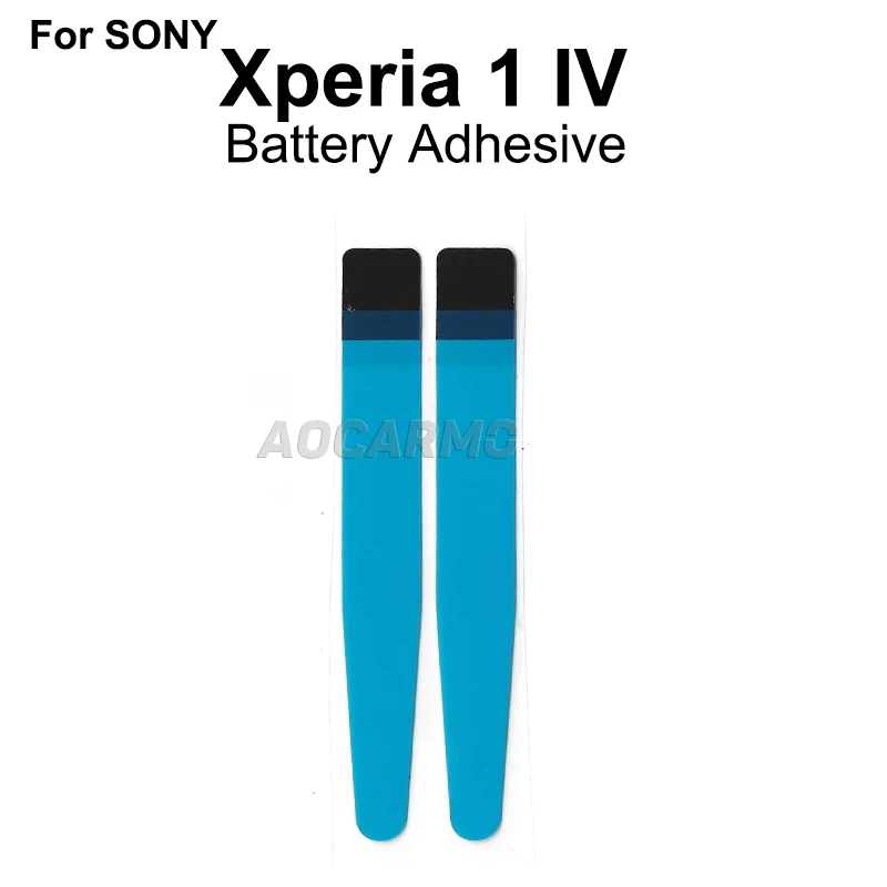 Aocarmo For Sony Xperia 1 IV XQ-CT72 CT62 Front LCD Display Screen Adhesive Back Cover Rear Housing Door Sticker Glue Tape