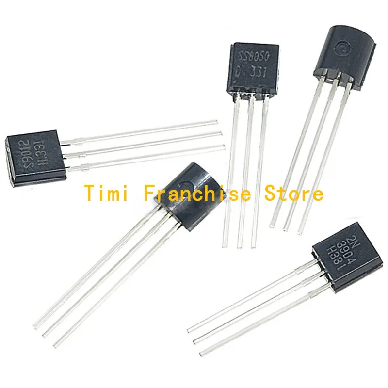 100PCS Transistors diode PNP NPN BC337 BC327 BC517 BC547 BC548 BC549 BC550 BC556 BC557 BC558 2N2907 SS8050 SS8550 TO-92