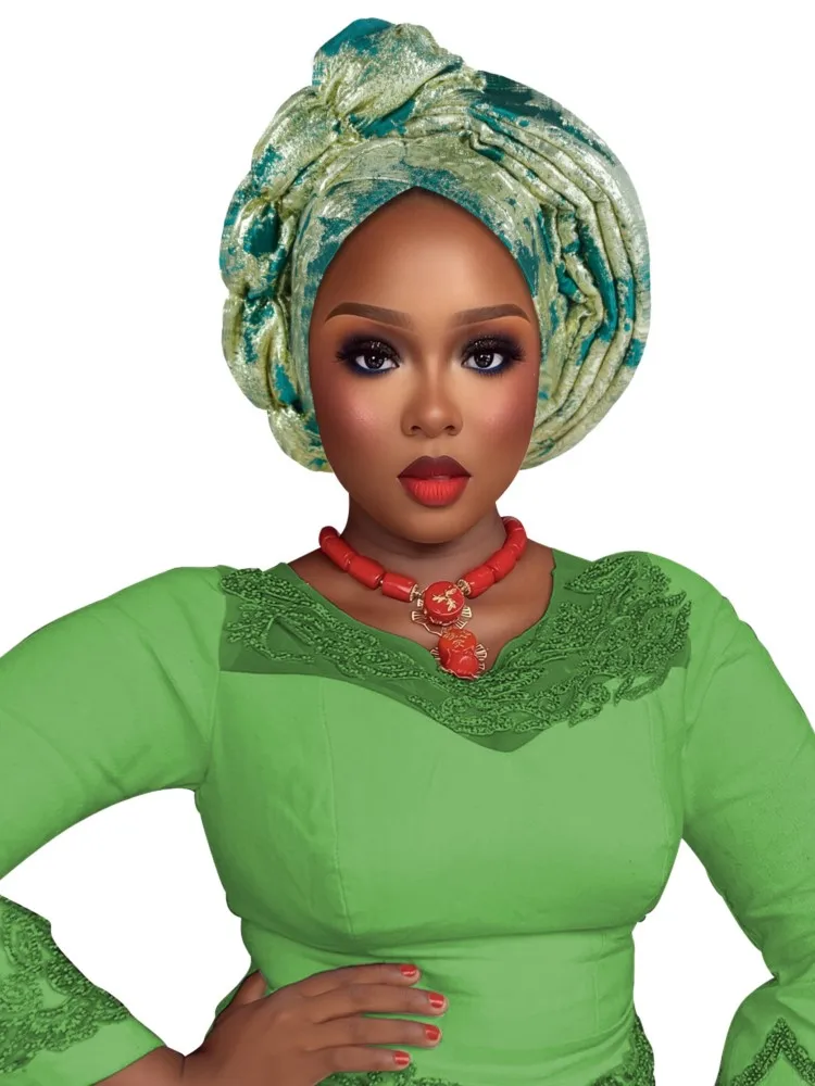 

Блестящая плиссированная шапка-тюрбан для всего тела для женщин, 2021, женские повязки на голову, мусульманский платок, шляпа, тюрбан, Mujer, африканский головной убор