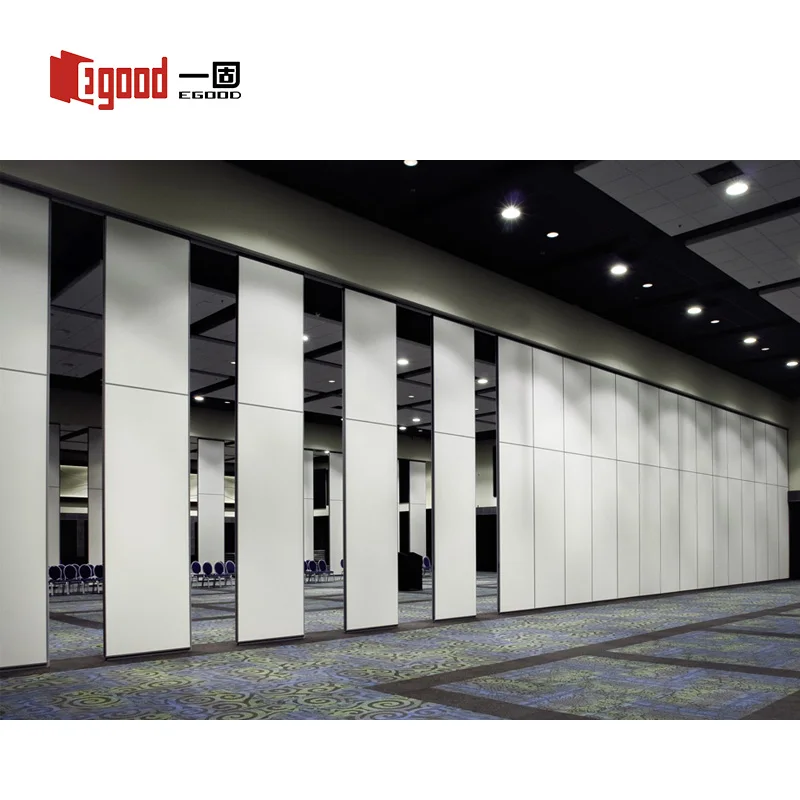 

Decorative Soundproof Movable Partition Walls Sliding Partition Door Panel for Hotel Banquet Hall and Conference Room