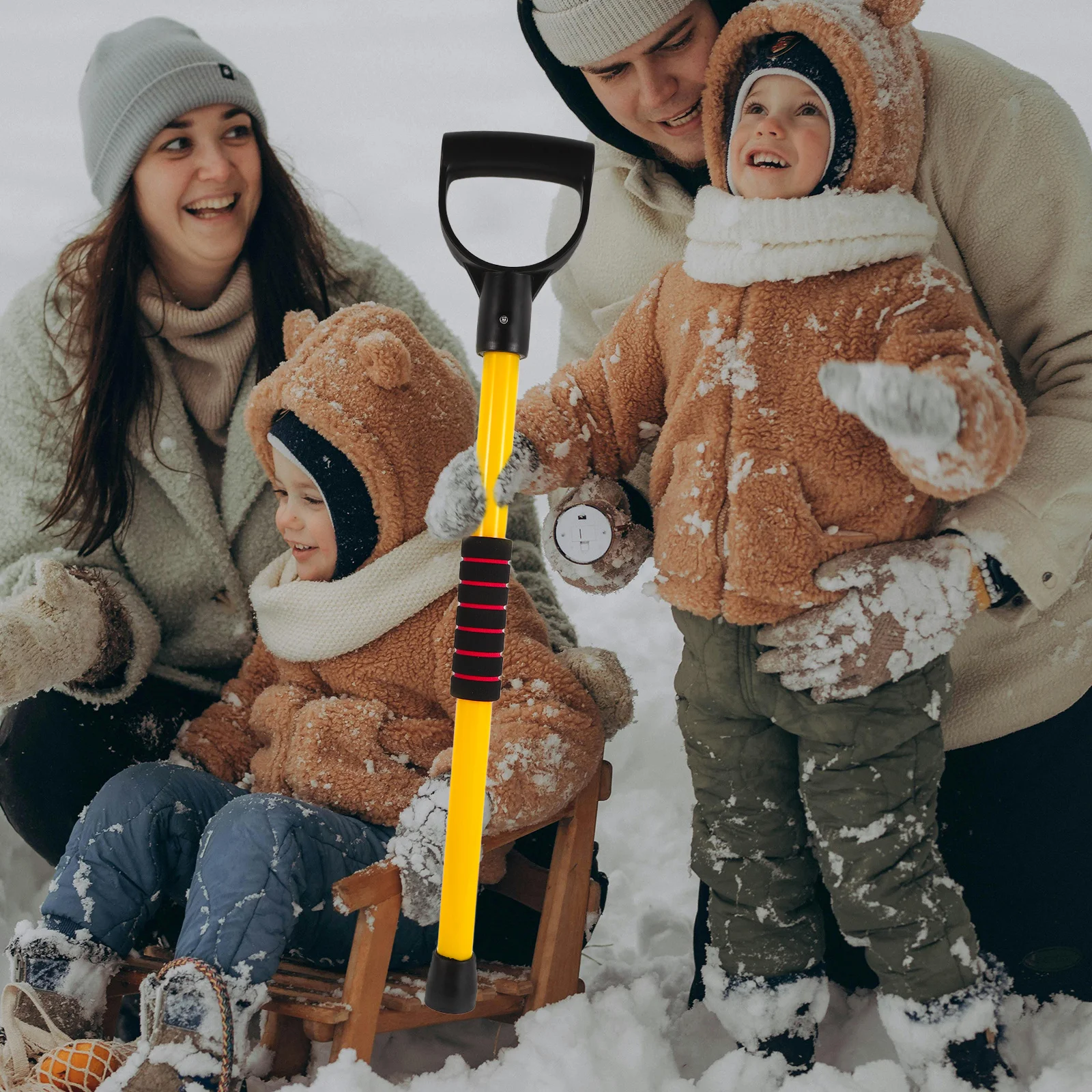 مجداف بلاستيكي للوحة زلاجات الثلج انحدار انزلاق الشتاء الأنشطة الخارجية معدات التزلج على الجليد مغامرة الثلج الترفيه