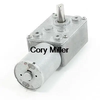 

DC 12V 15RPM High Torque Turbine Worm Electric Gear Box Motor Replacement