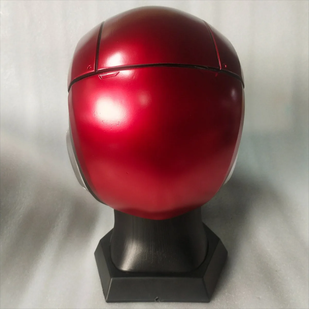 赤い兜のマスク、光る目付き、着用可能、アルカムナイト、ゴス、ハロウィンコスプレ、マット樹脂製コスプレマスク、火の悪魔マスク小道具