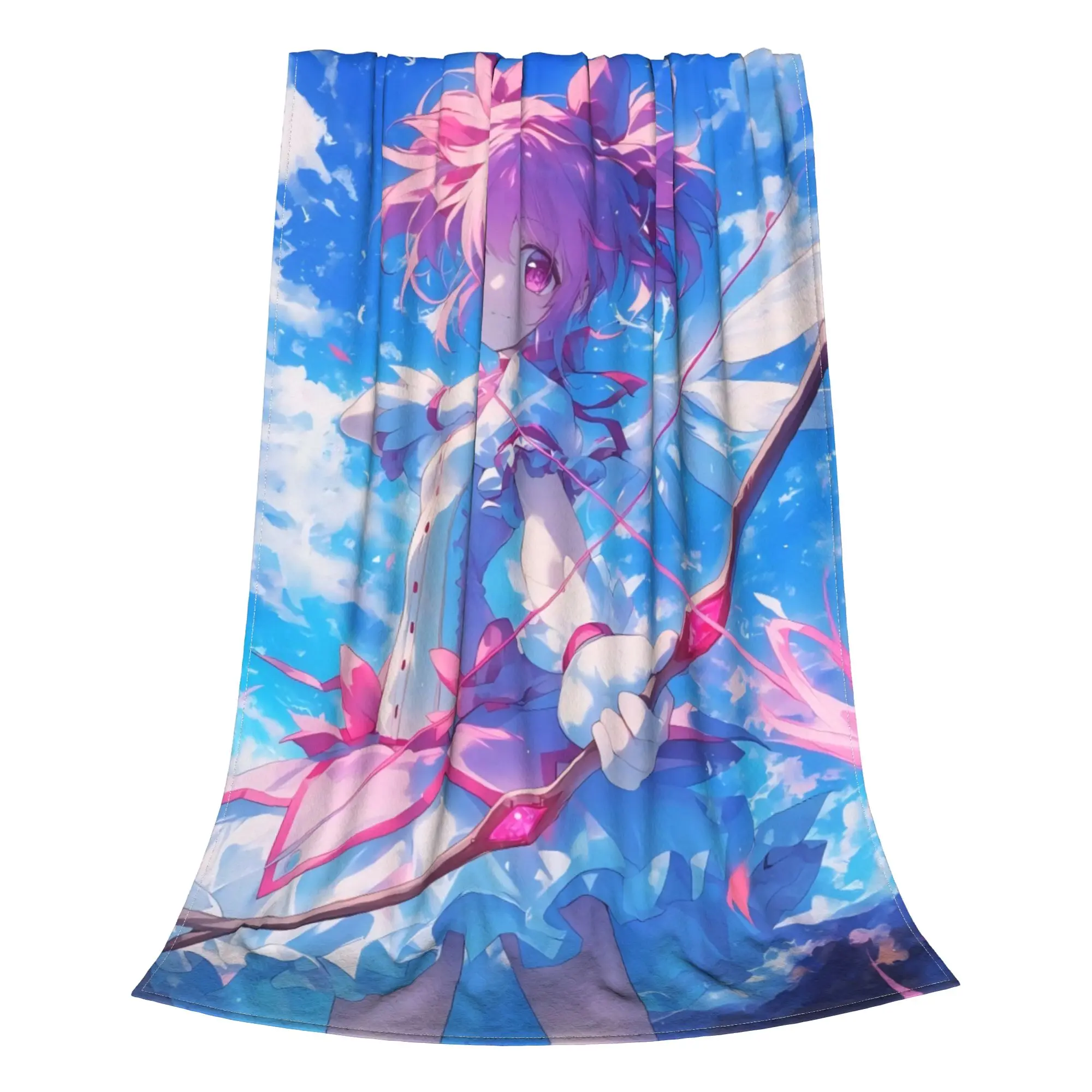 Kaname Madoka Kaname Madoka Blanket All Season Breathable Ultra-Soft Throw Blankets For Office Plush Thin Quilt