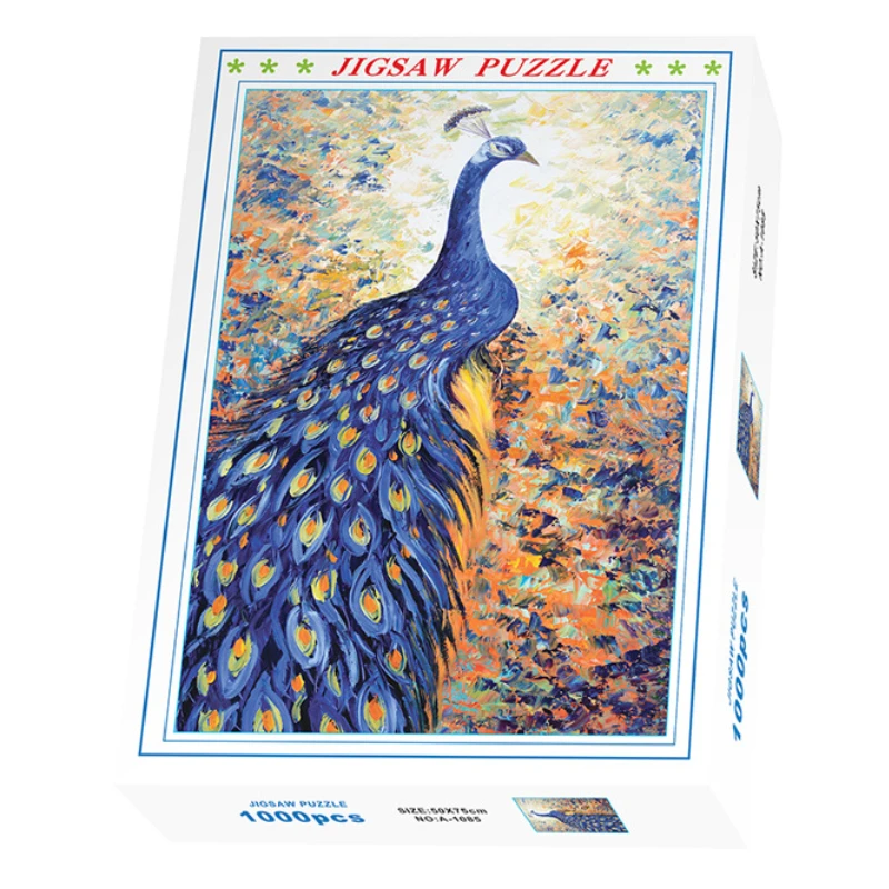 75*50 センチメートル 1000 ピース紙ジグソーパズル風景有名な絵画