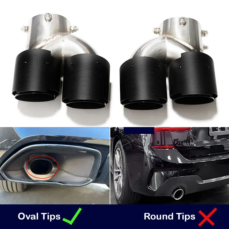 Für BMW M240i M340i M440i G20 G21 G22 G42 Auspuffrohr Upgrade Quad Schalldämpfer Endrohr Spitze Düse Auspuff Kopf
