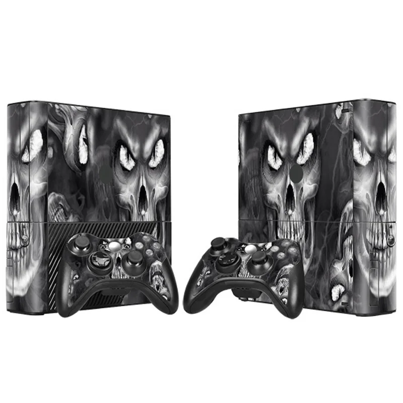 Dropshipping adesivos de pele de material de vinil protetor para adesivos de Xbox 360 E