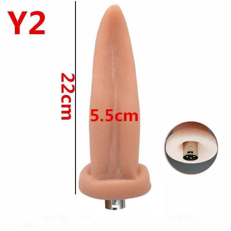 Sex Machine Attachments Dildos for Sex Machine with 3XLR Connector Extra long and extra thick vibrator for women