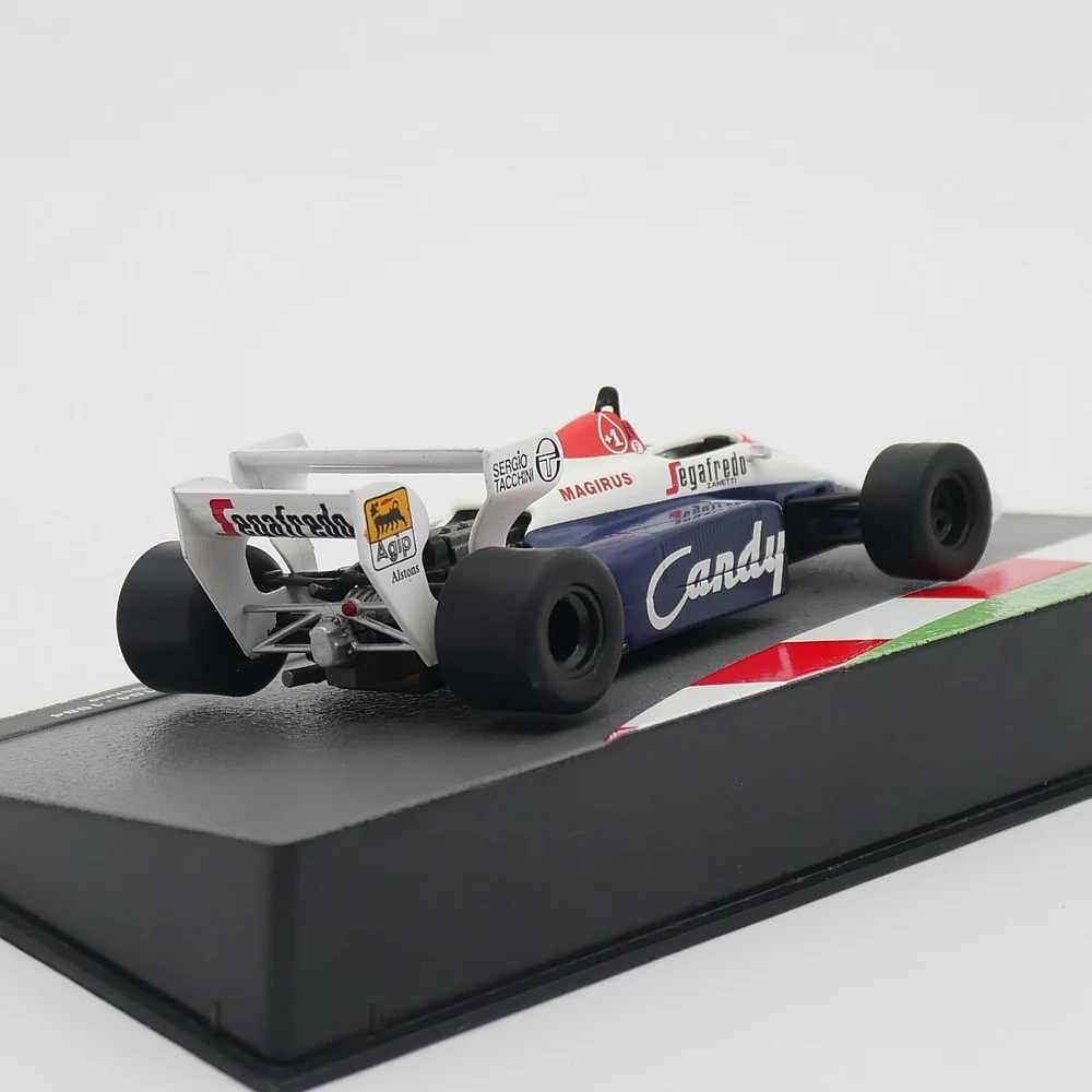 Ixo 1:43 Toleman TG184 1984 Ayrton Senna Diecast Car Model Metal Toy Vehicle