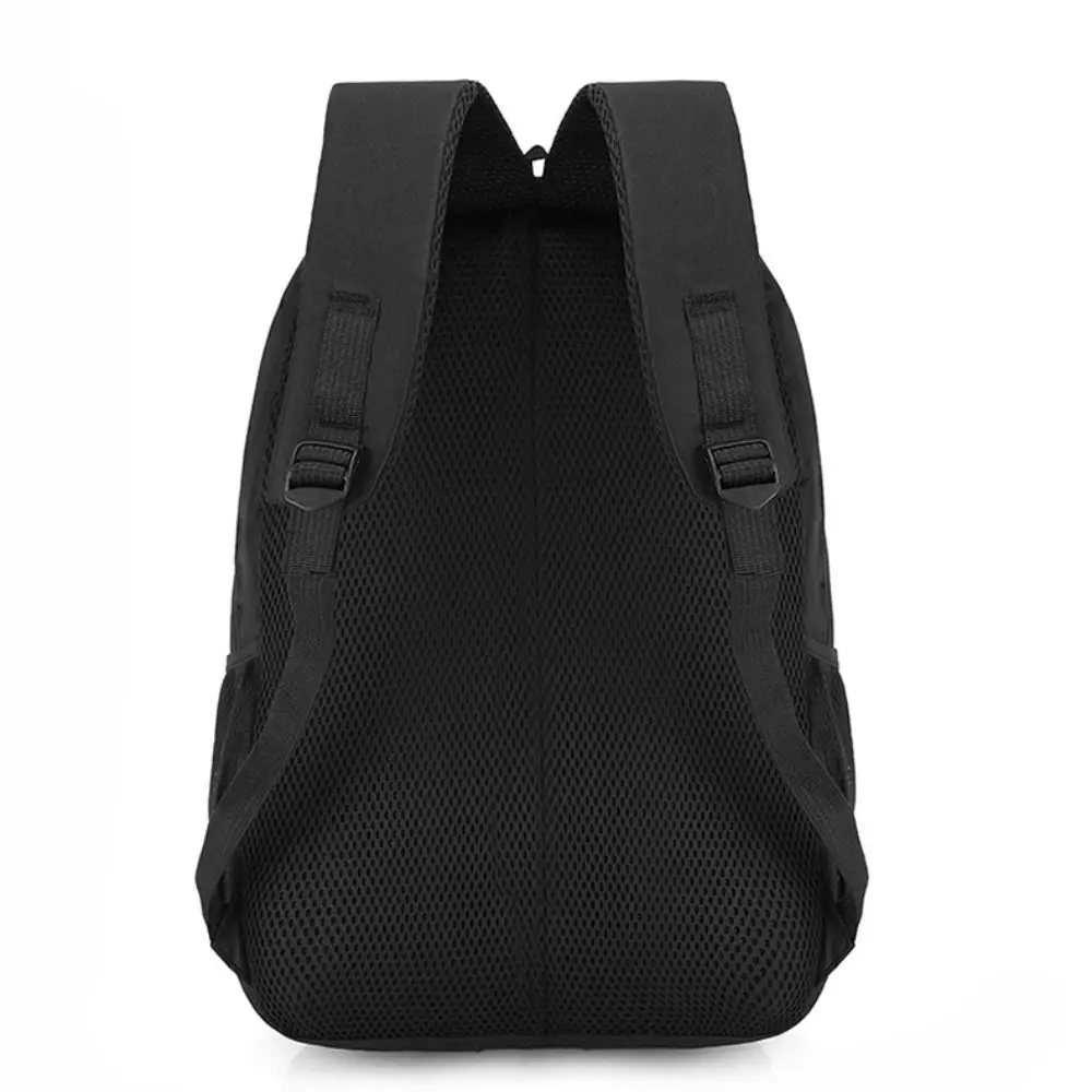 Trendy Nylon Student Schoolbag Large Capacity Air Cushion Strap Waterproof Rucksack Travel Backpack