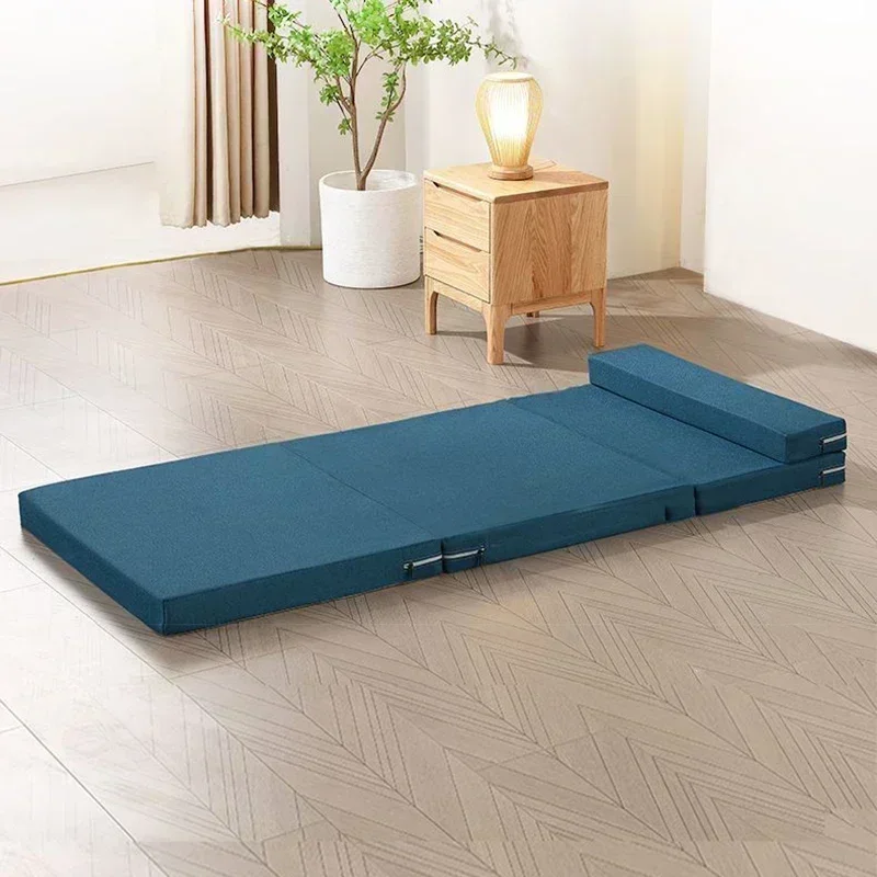 Memory Foam Folding Single Mattresses Soft Lazy Portable Tatami Yoga Mat for Sleeping on The Floor Office Workers Lunch Break