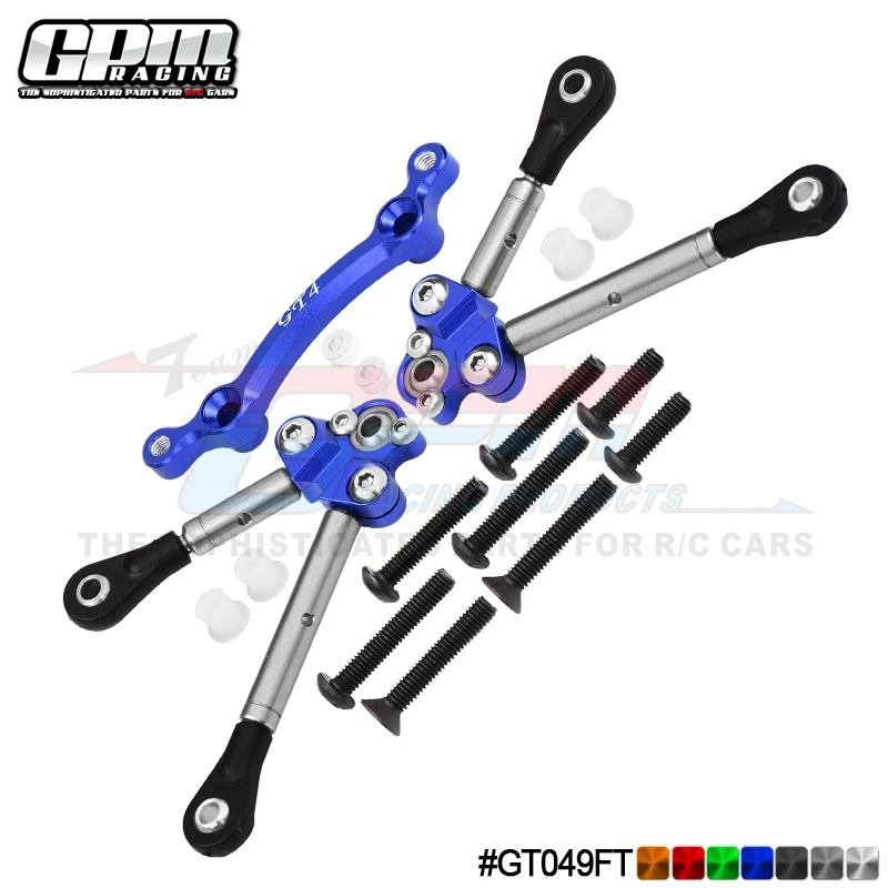 

GPM Titanium Front Tie Rods & Stabilizer C Hub For TRAXXAS Ford GT 4-TEC 2.0/3.0