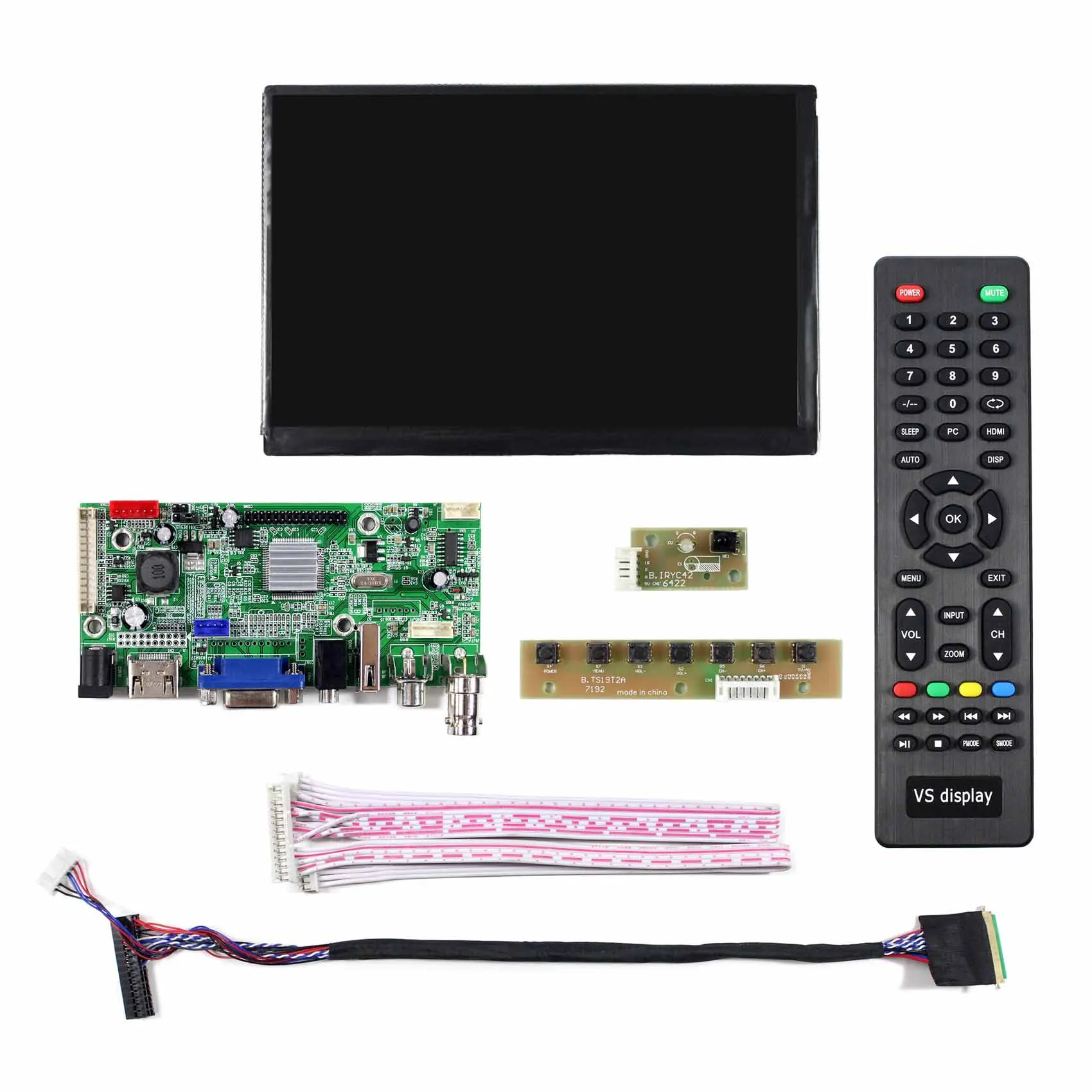 HD-MI VGA+AV USB LCD Controller Board 7 inch N070ICG-LD1 1280X800 7