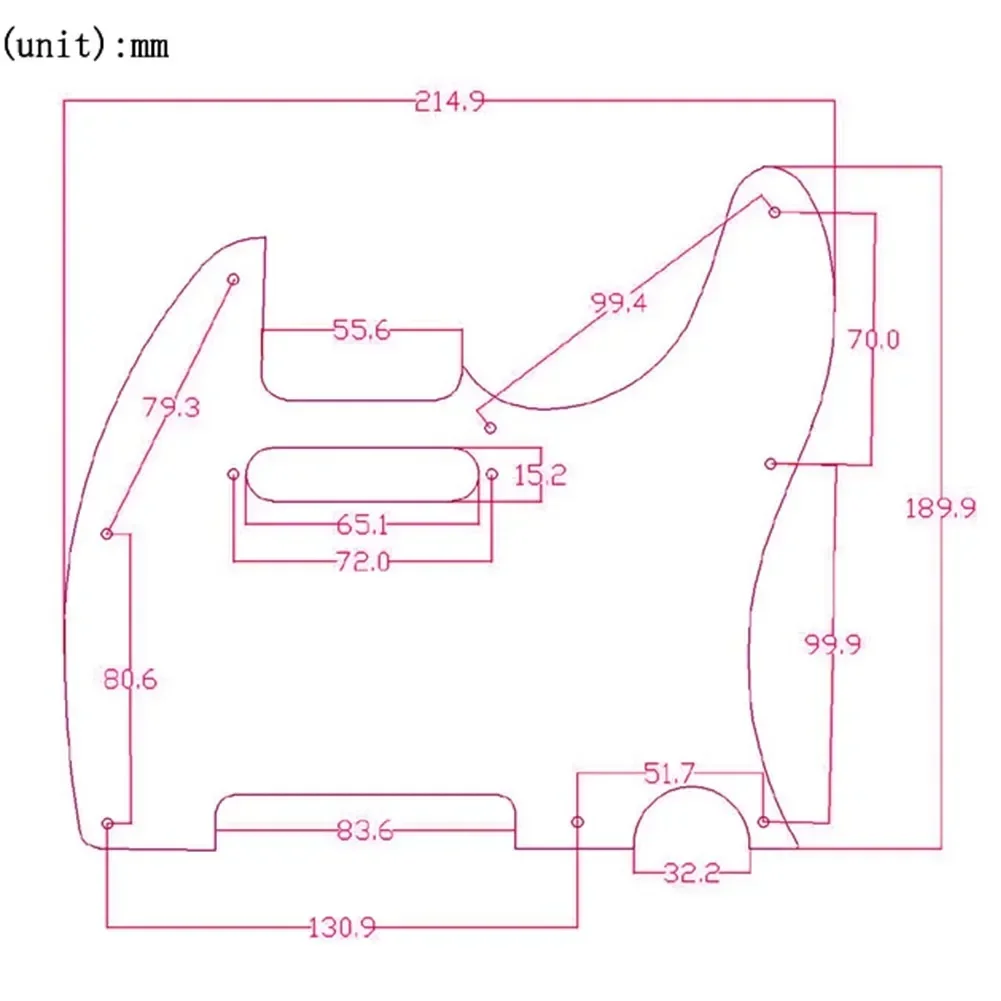 Enhance Your Guitar Playing Experience with this 3 Ply 8 Hole TL Guitar Pickguard Scratch Plate for Telecaster Style Guitars