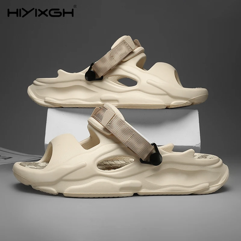 

Fashion New Men's Outdoor Sandals Slippers Beach Comfortable Slides Clogs Men Casual Shoes Garden Shoes Men Women Beach Sandals