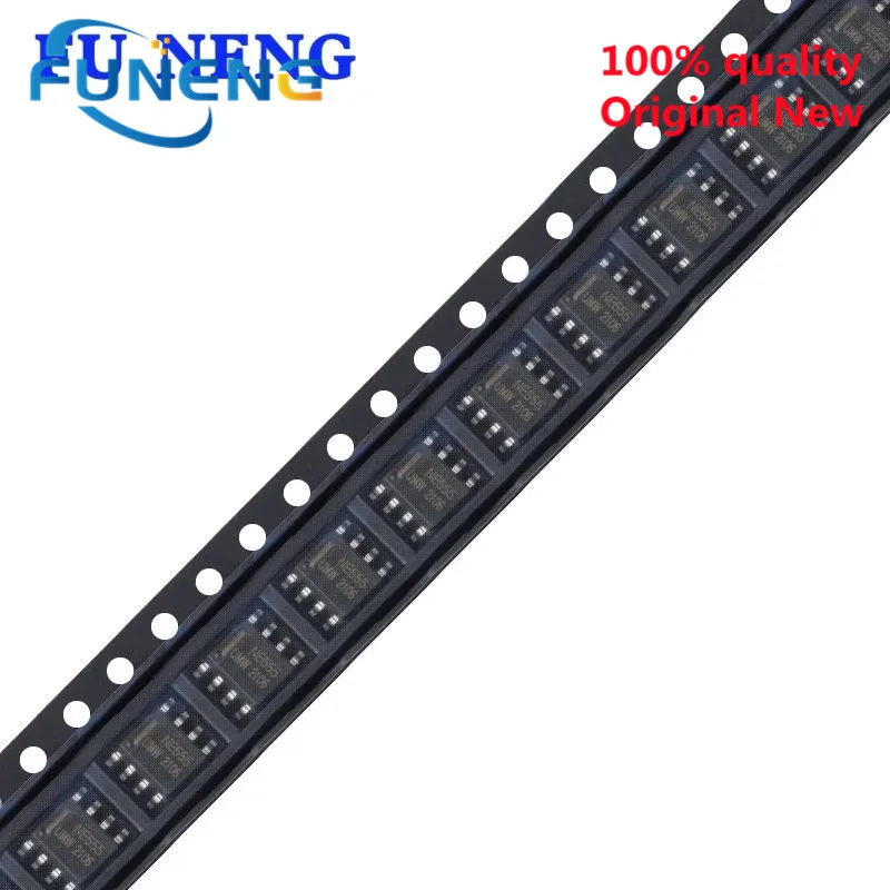 100PCS NE555 555 SOP8 NE555D Timers SMD SOP-8 SOP new and original IC Chipset 16 orders